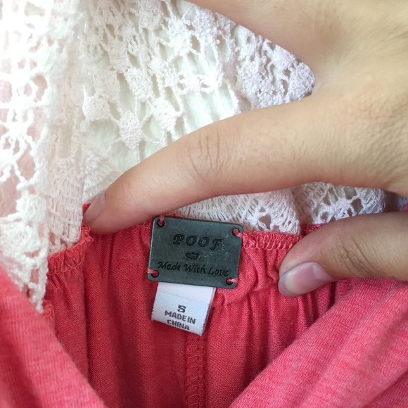 POOF Maxi Dress with Crotchet Lace Back - Picture 4 of 6